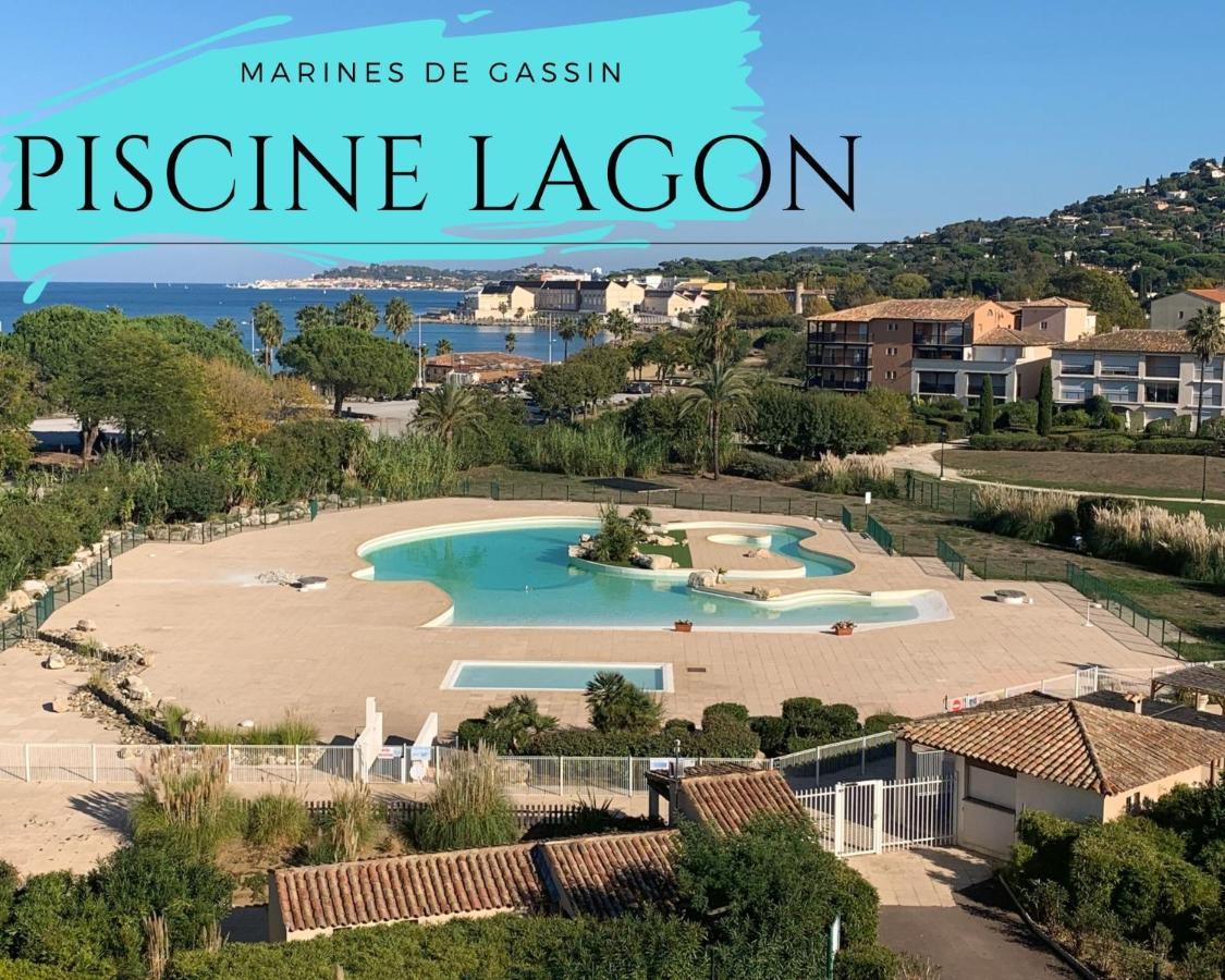 Le Ptit Olivier Piscine - Plage Gassin Bagian luar foto