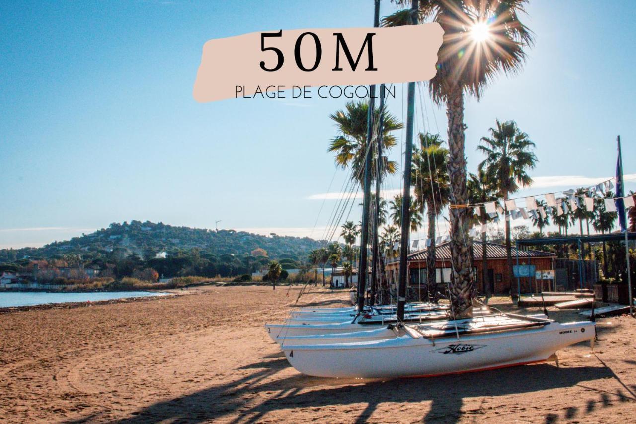 Le Ptit Olivier Piscine - Plage Gassin Bagian luar foto